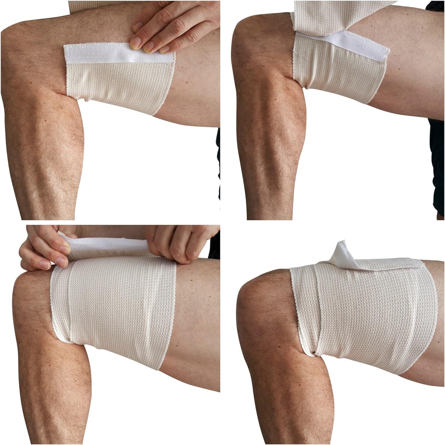 How To Wrap An Elastic Bandage: Thigh Compression 
