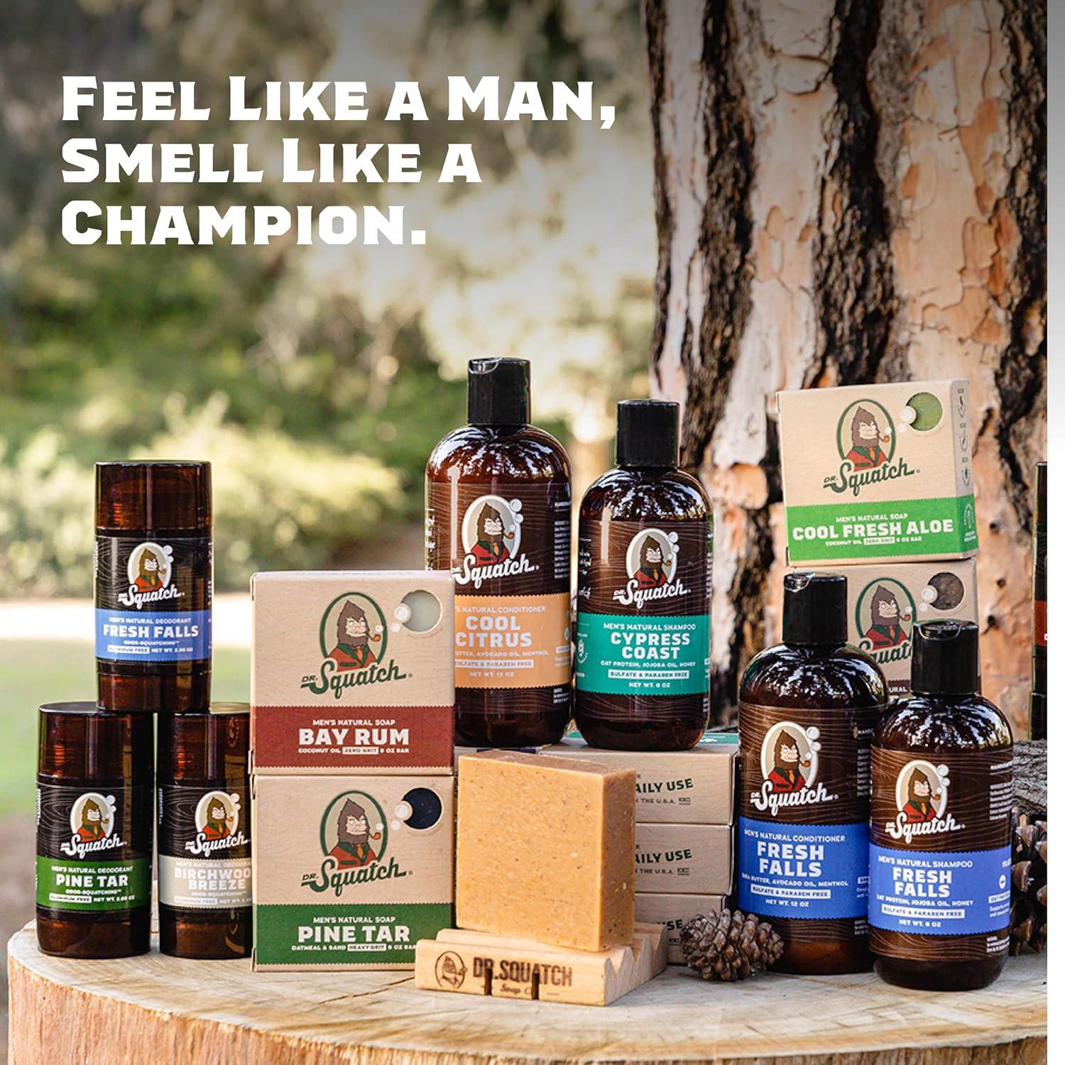 Dr. Squatch Natural Men's Shampoo. 8 Oz. Cypress Coast