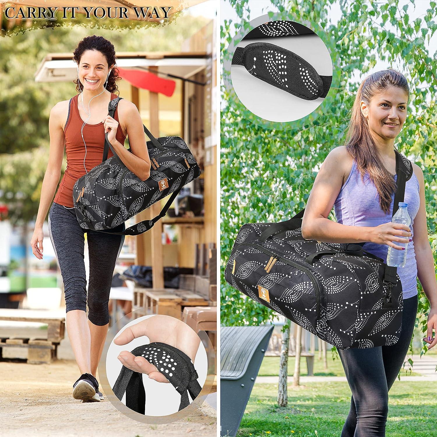 Yoga Mat Bags for Women & Men Fits 1/2 Thick Mat Yoga Backpack