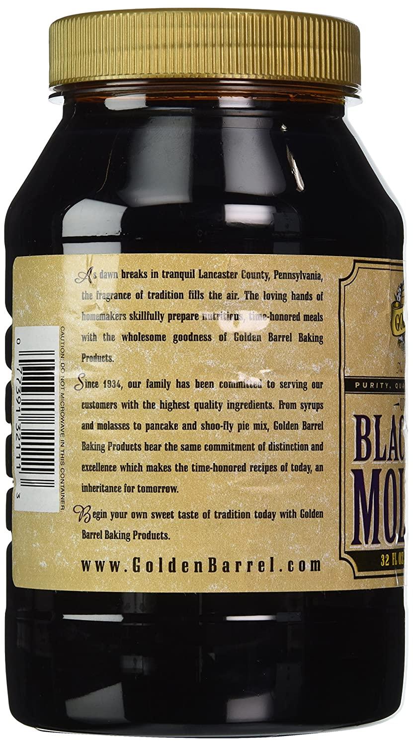 Golden Barrel Blackstrap Molasses Unsulphured 32 Oz 8587