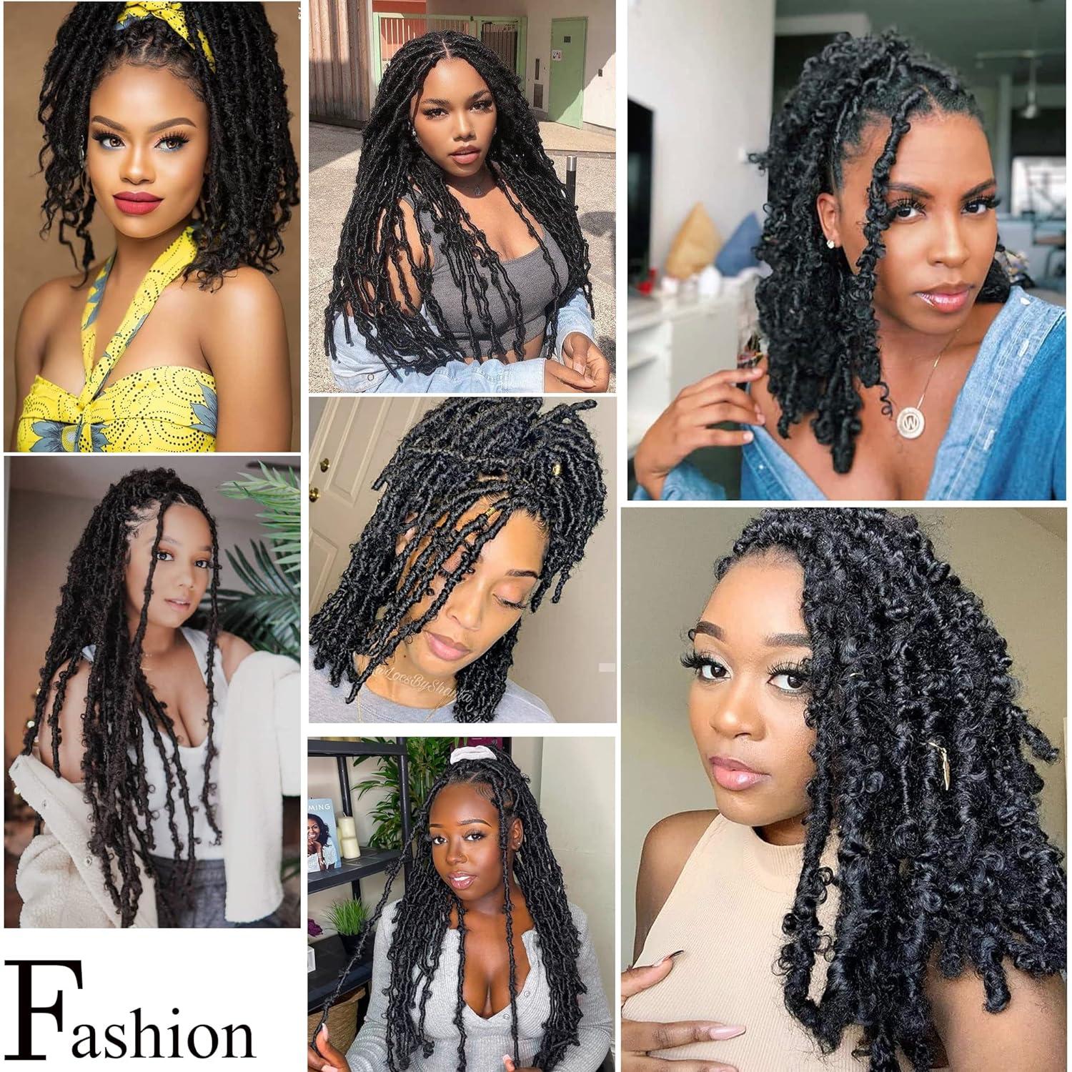 6 Packs Curly Faux Locs Crochet Hair, 14 Inch Goddess Locs Crochet Hair,  Hippie Locs Braids Hair Extensions (14Inch, 6Packs, 1B) price in Saudi  Arabia,  Saudi Arabia