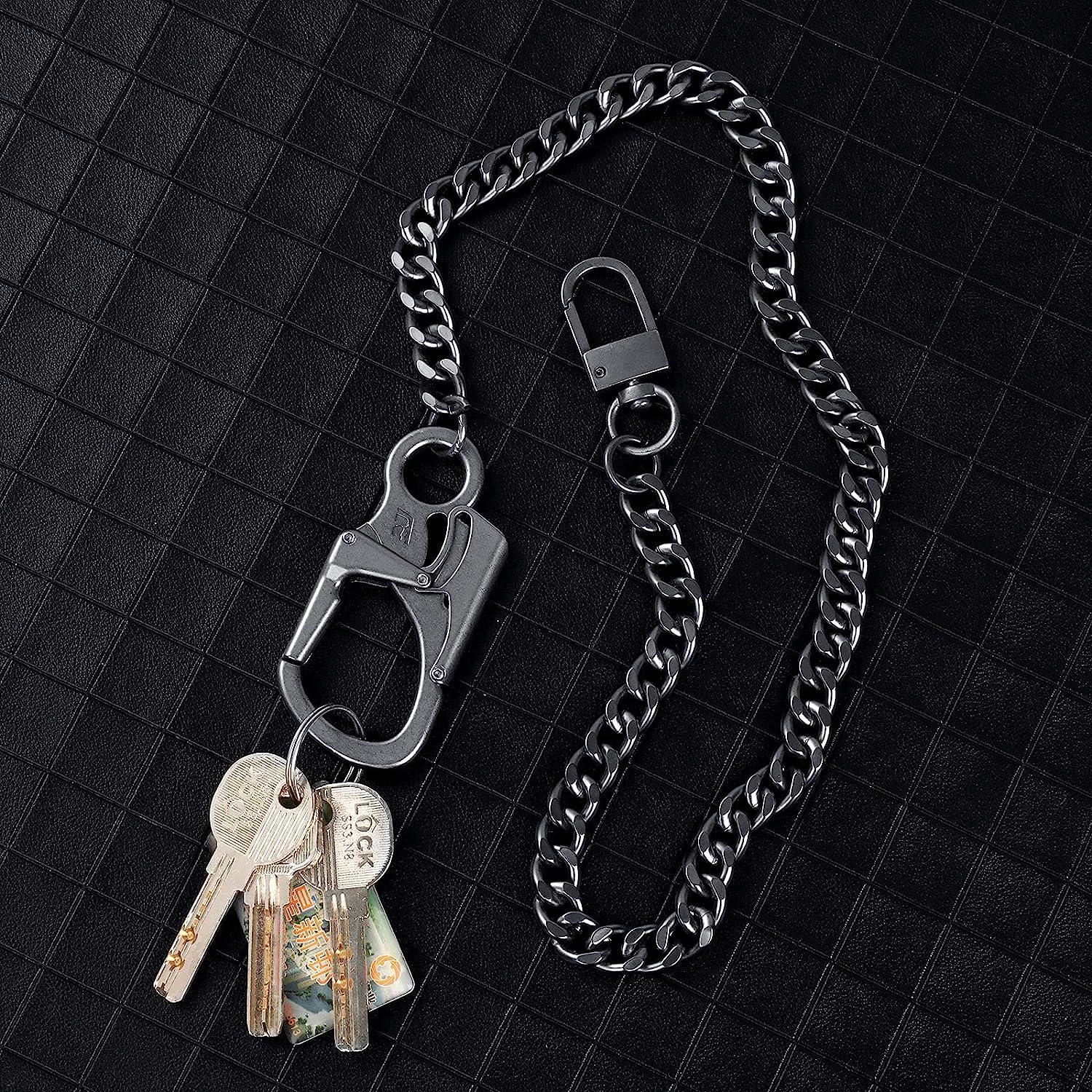 2pcs Pocket Curb Accessories Snap Hook Jewelry Wallet Key Pants