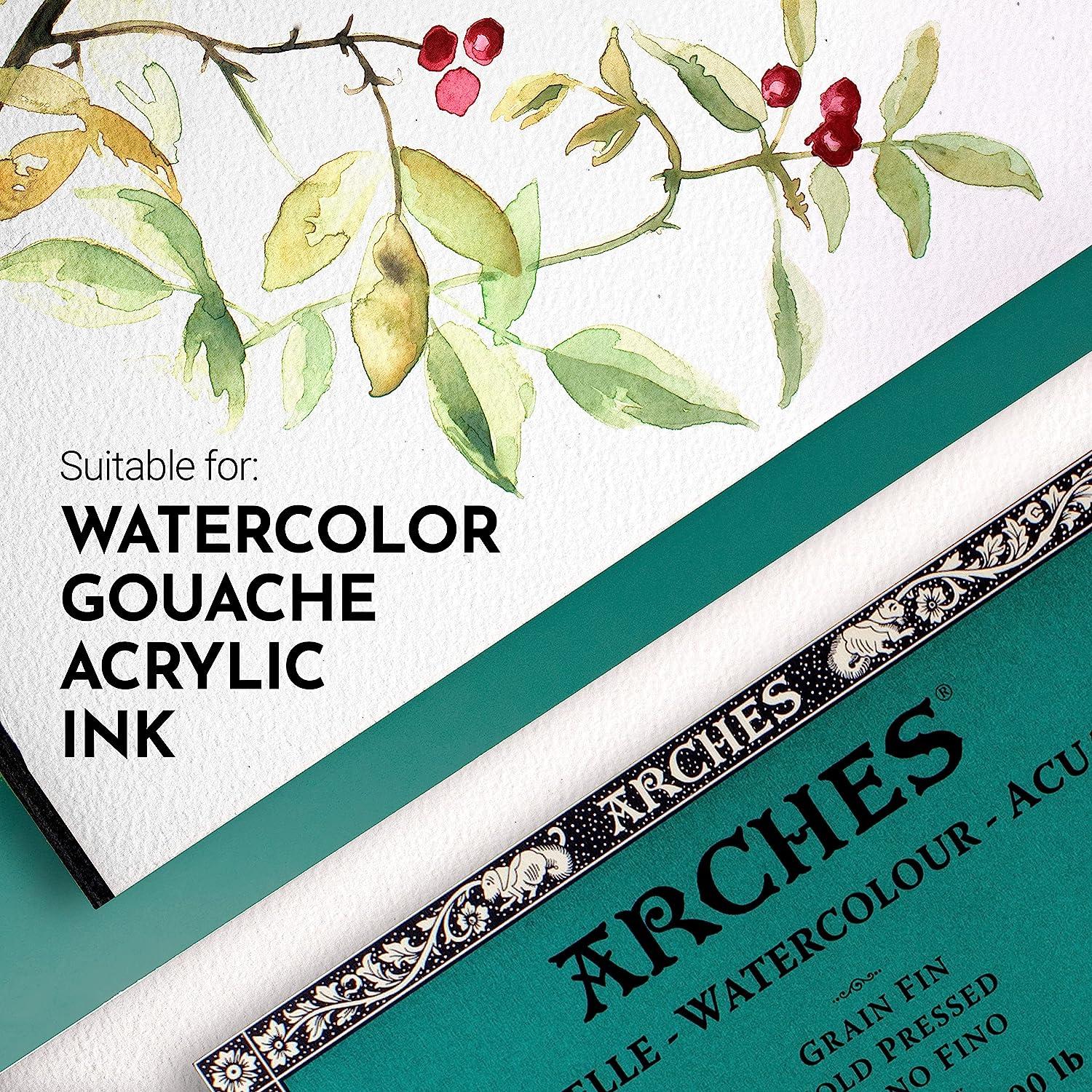 ARCHES Watercolor Paper - Cold Pressed - Natural White - 300 lb