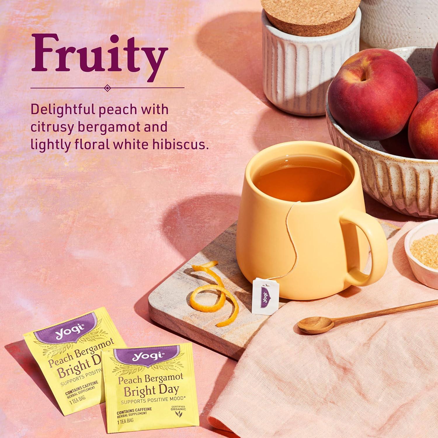 Peach Cinnamon Flavor Oolong Tea - Peach Herbal 25 Tea Bags