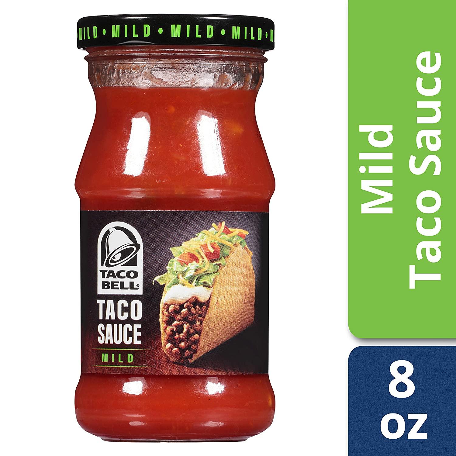 Taco Bell Mild Taco Sauce 8 Oz Bottle 4776