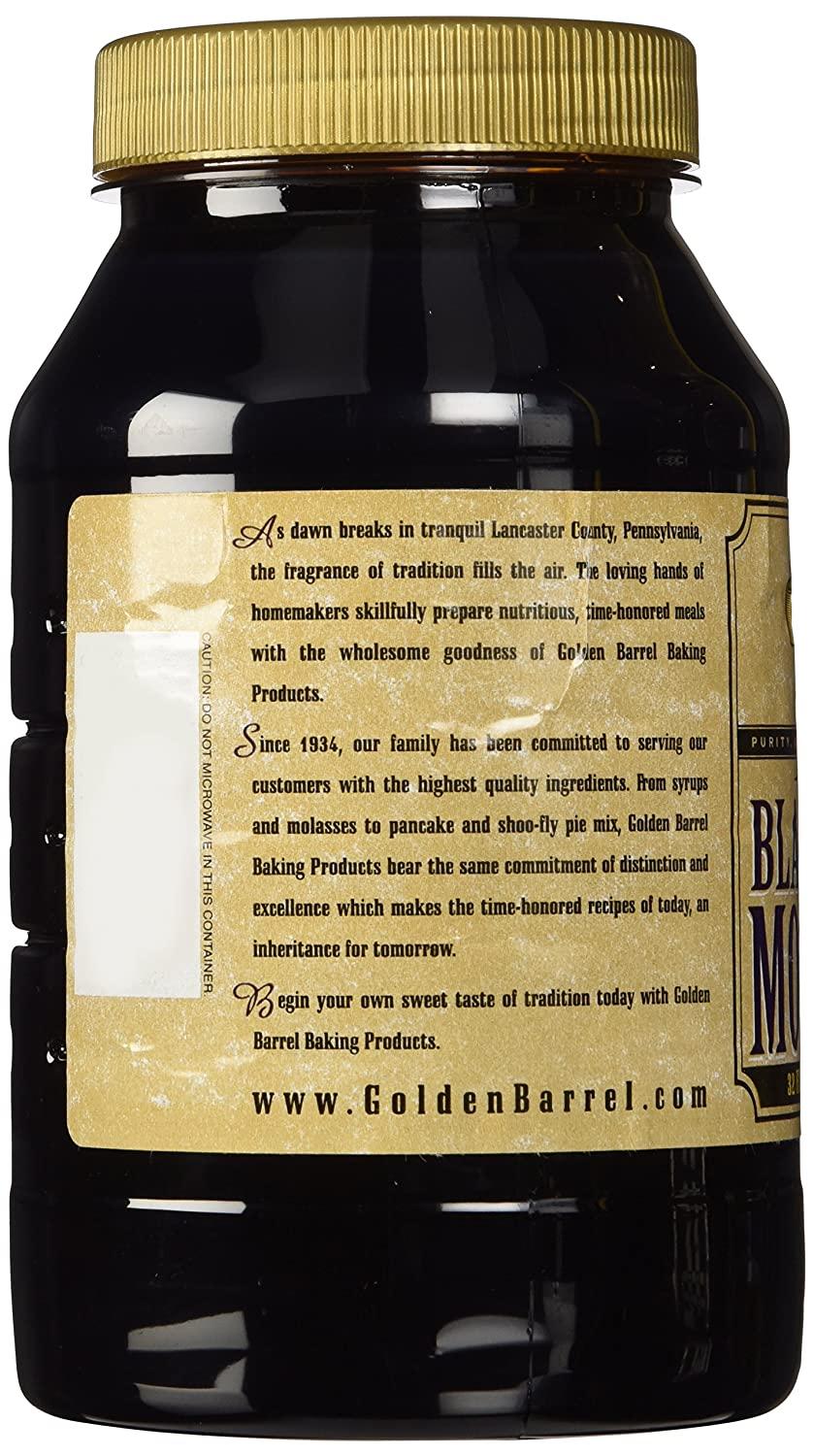 Golden Barrel Blackstrap Molasses Unsulphured 32 Oz 7685