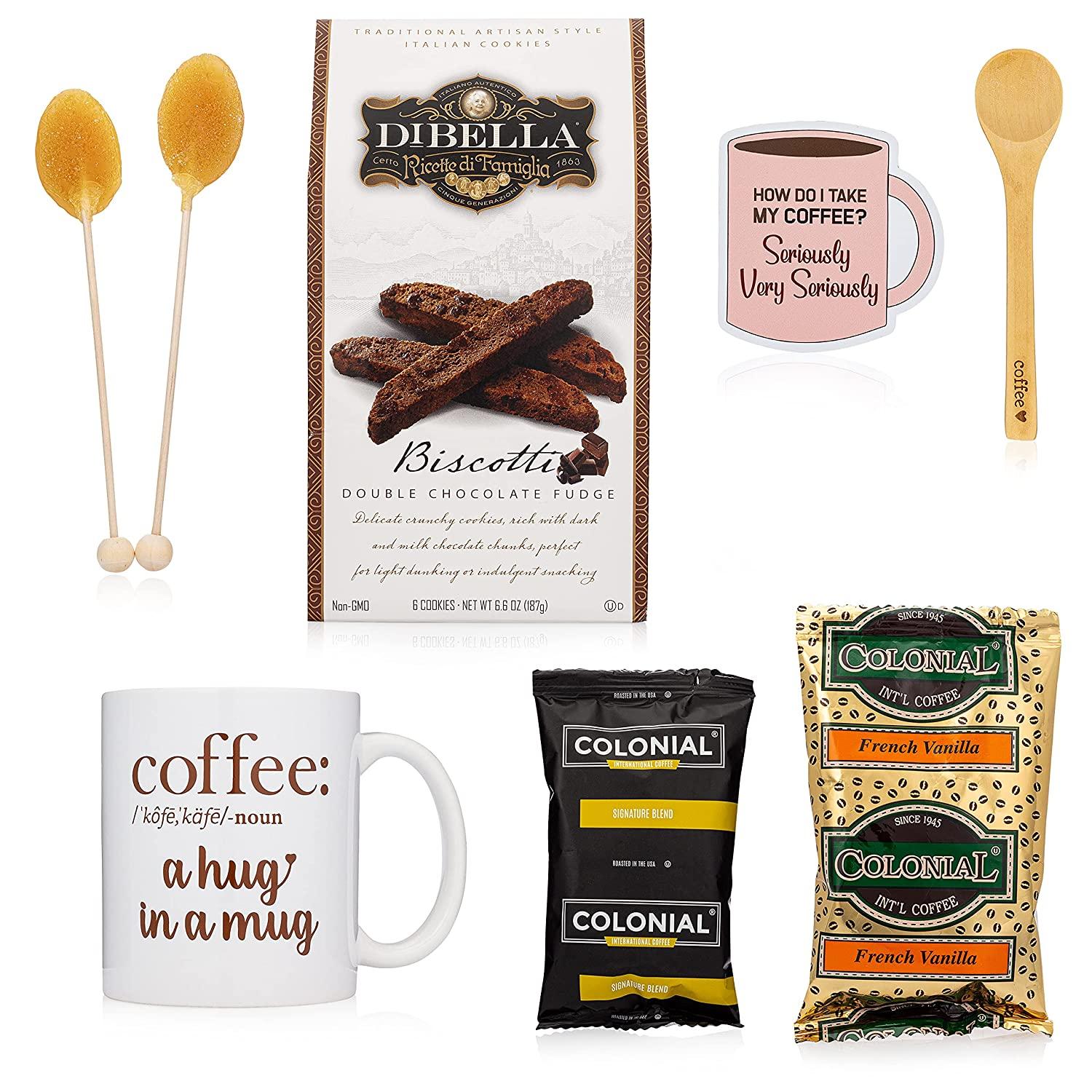 Flavorful Coffee Lovers Coffee Gift Basket - Delight them with a Coffee  Gift Set They'll Adore; Our Coffee Basket is the Finest Coffee Box; A Truly
