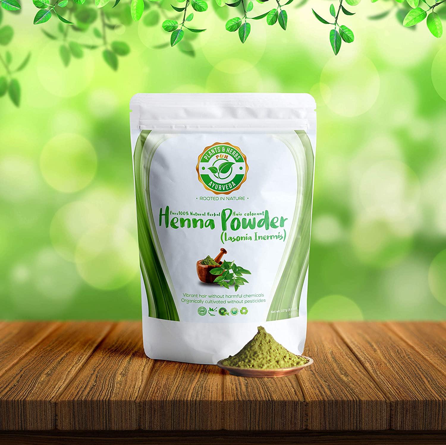 Satthwa Organic Henna Powder (Mehndi Powder) | 227Gm | 100% Pure & Natural  Henna For Nourishment & Deep Conditinong, Rich Brown Hair Colour & Covering  Greys - Walmart.com