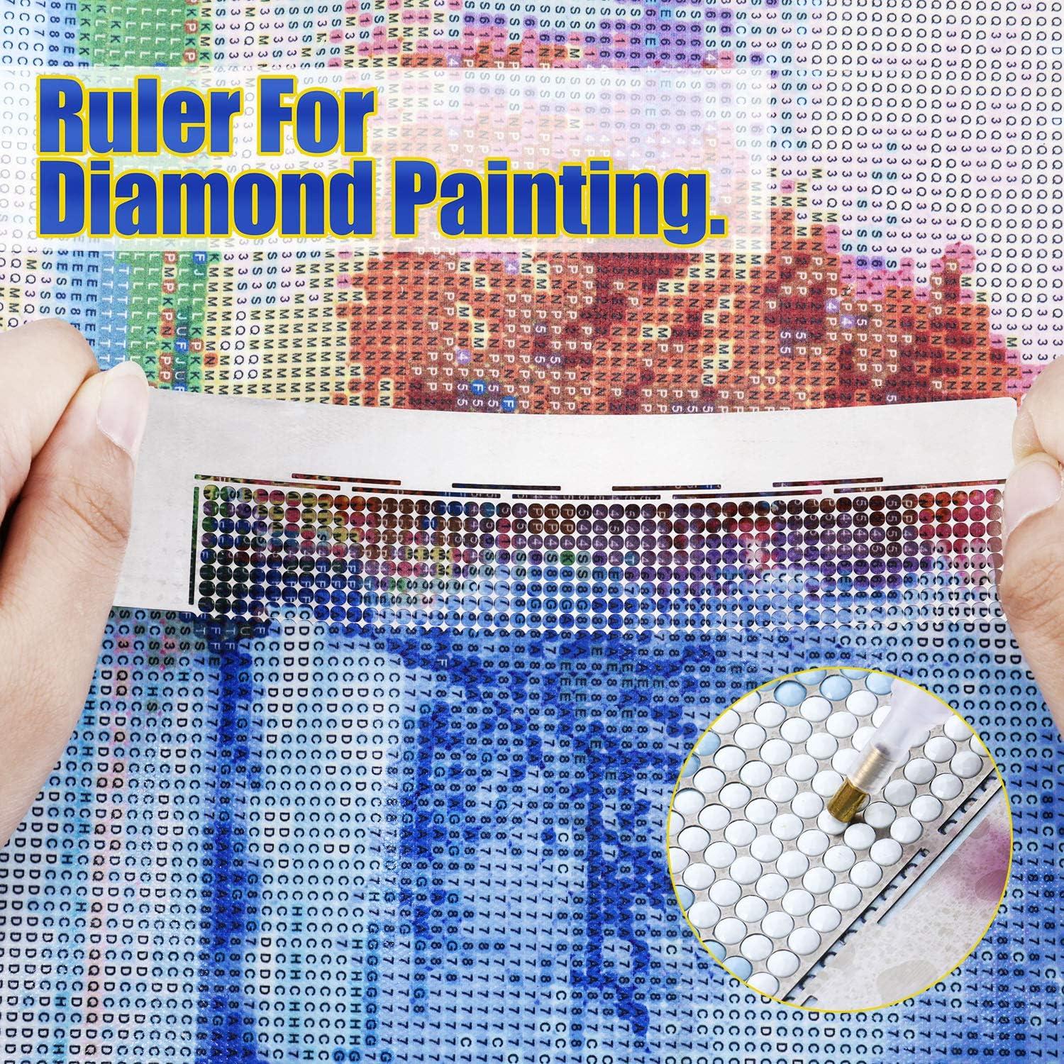 3 Pieces Diamond Painting Ruler Stainless Steel Diamond Mesh Ruler 5D Diamond  Painting Ruler Tool -  Denmark