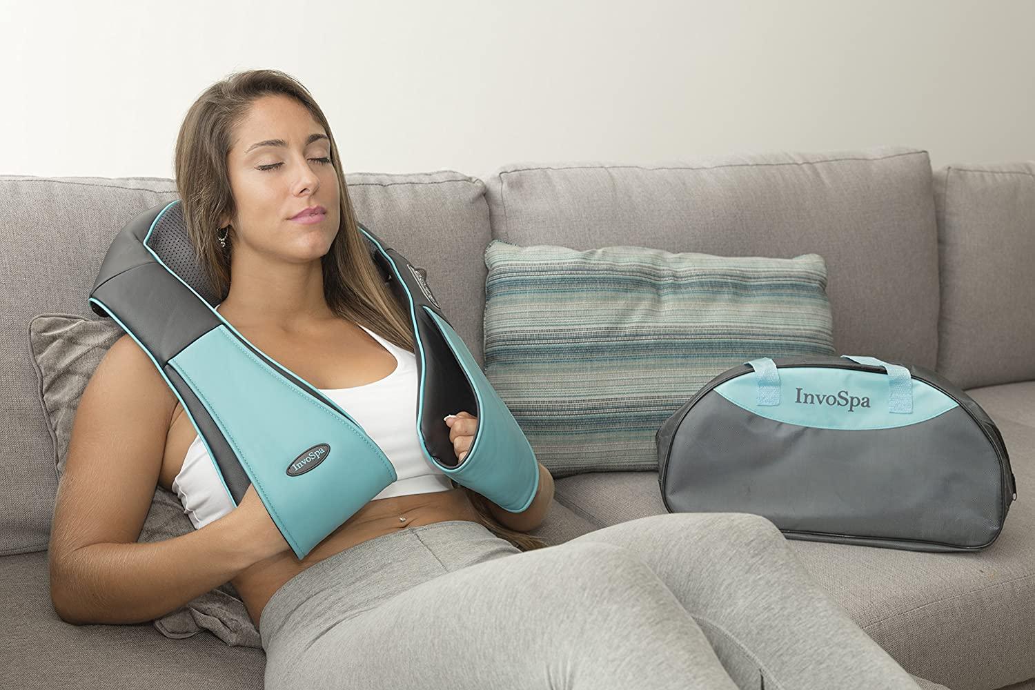 Back Neck Shoulder Massager w/Heat - Deep Tissue Kneading Electric