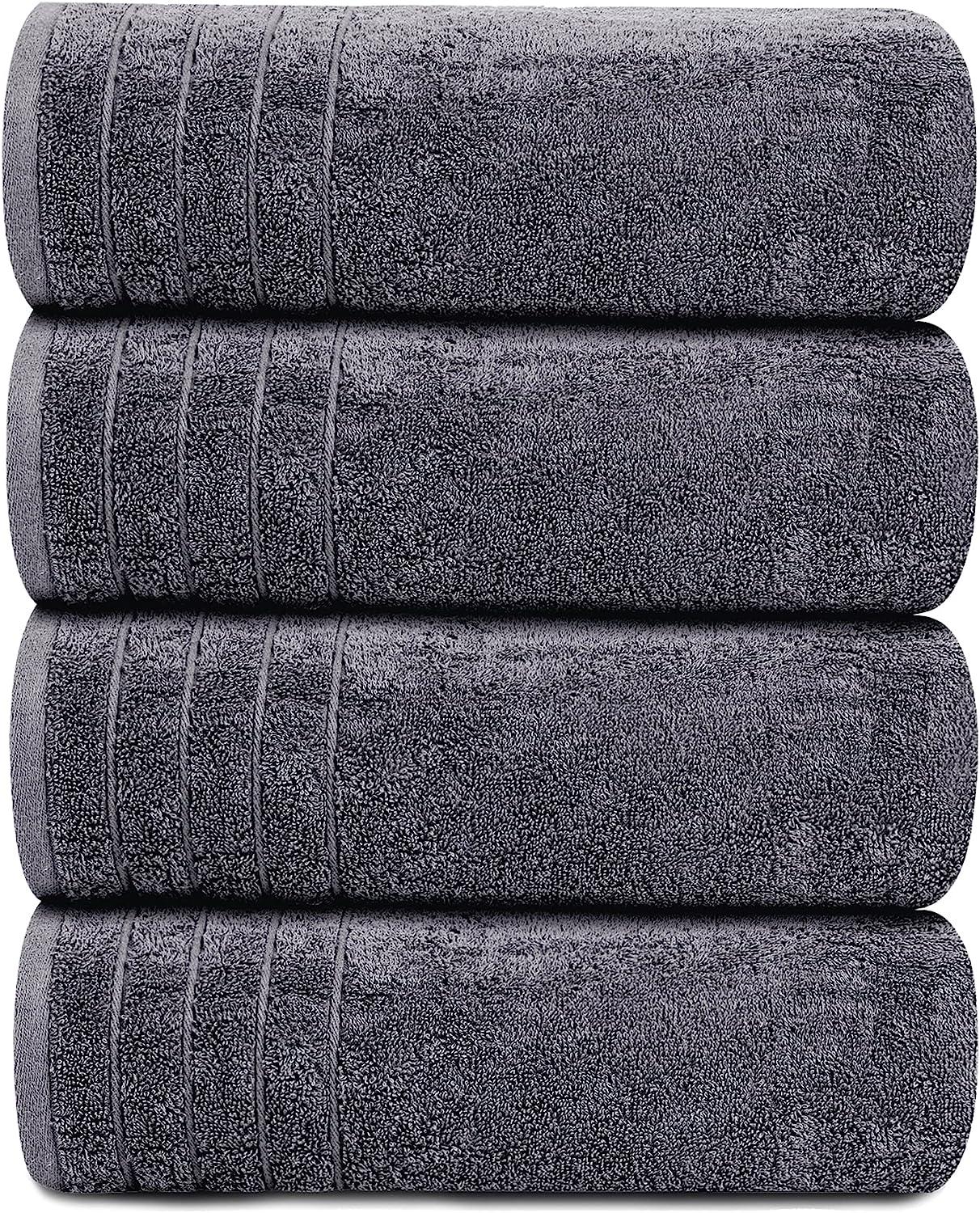 Full Size Bath Towel Jumbo 30X60 Inches White Colour Pure Cotton Towel -  India