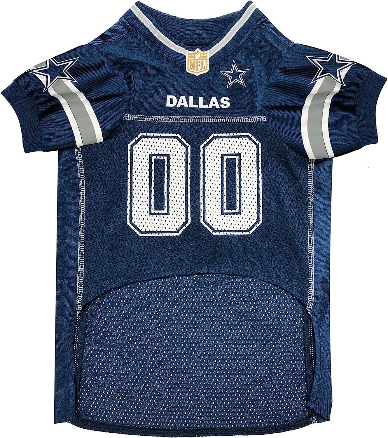 NFL Dallas Cowboys Dog Jersey, Size: Small. Best Football  Jersey Costume for Dogs & Cats. Licensed Jersey Shirt. : Sports & Outdoors