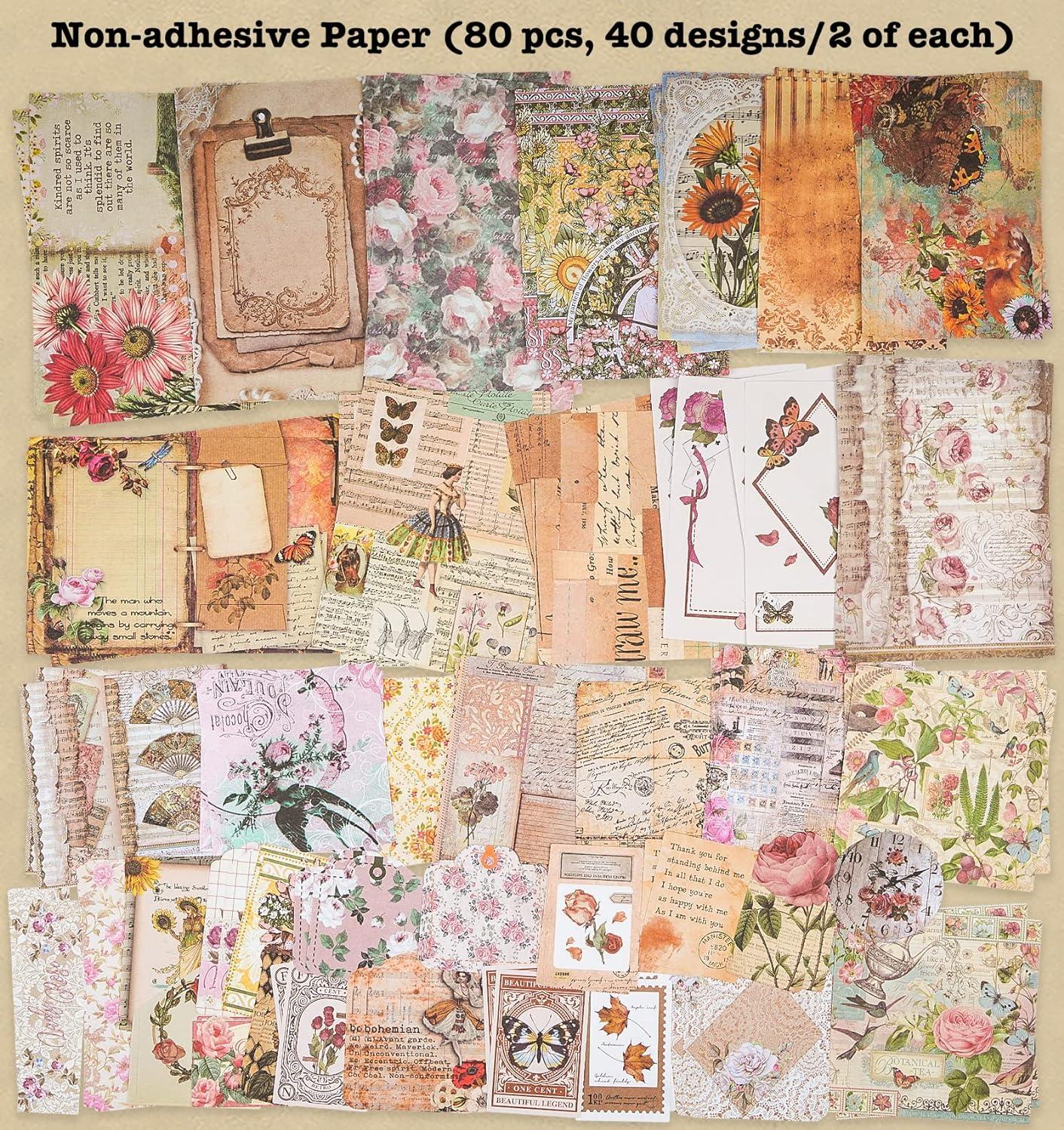 junk journal kit & Ephemera Bee Themed: Vintage Themed Collection One-Sided  Decorative Paper of Authentic Ephemera for Junk Journals, Scrapbooking