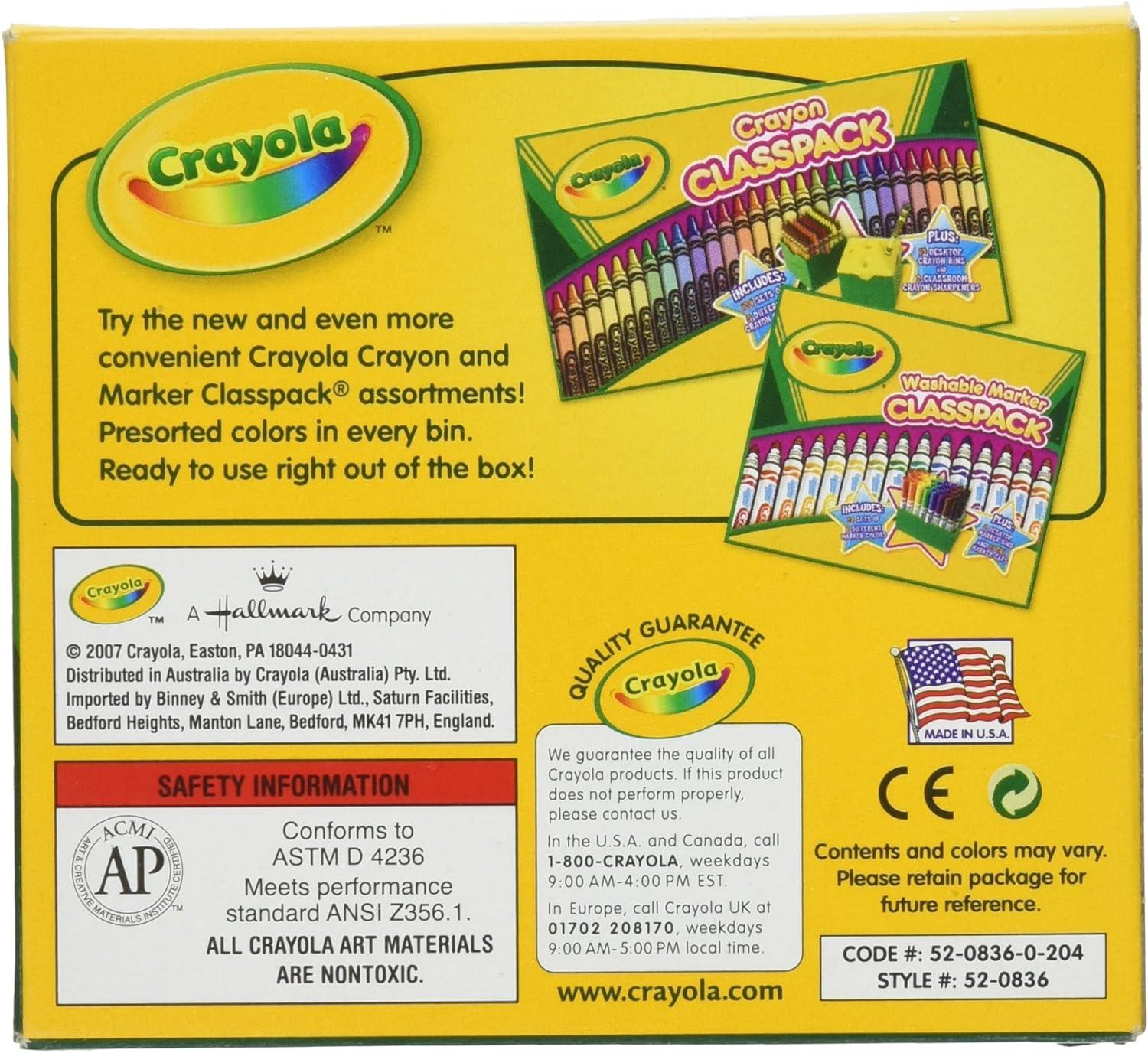 Crayola 12 Count Black Original Bulk Markers