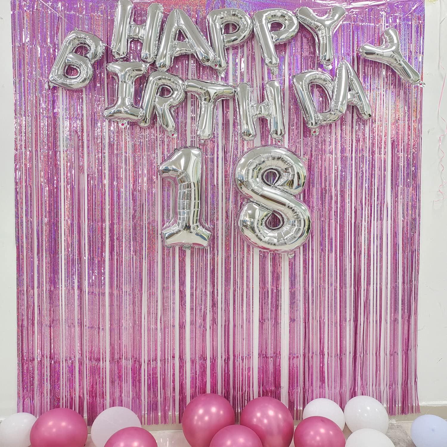 Streamer Backdrop, Fringe Backdrop, Pink and Gold Decorations, Birthday  Party, Princess, Baby Shower, First Birthday, Dessert Table, Photo 