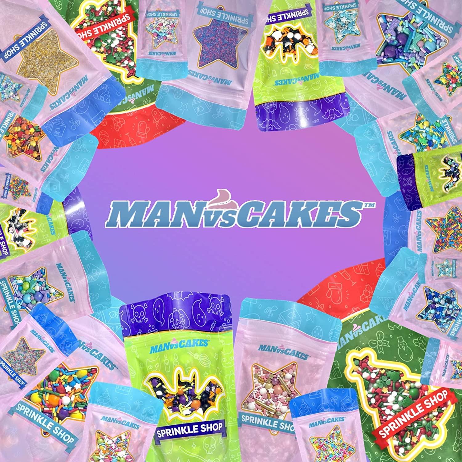 Manvscakes, Sprinkles, Cake sprinkles, Cupcake sprinkles, Baking, Sprinkle mix, Edible sprinkle, Pink and gold, Chocloate, Valentines  decoration