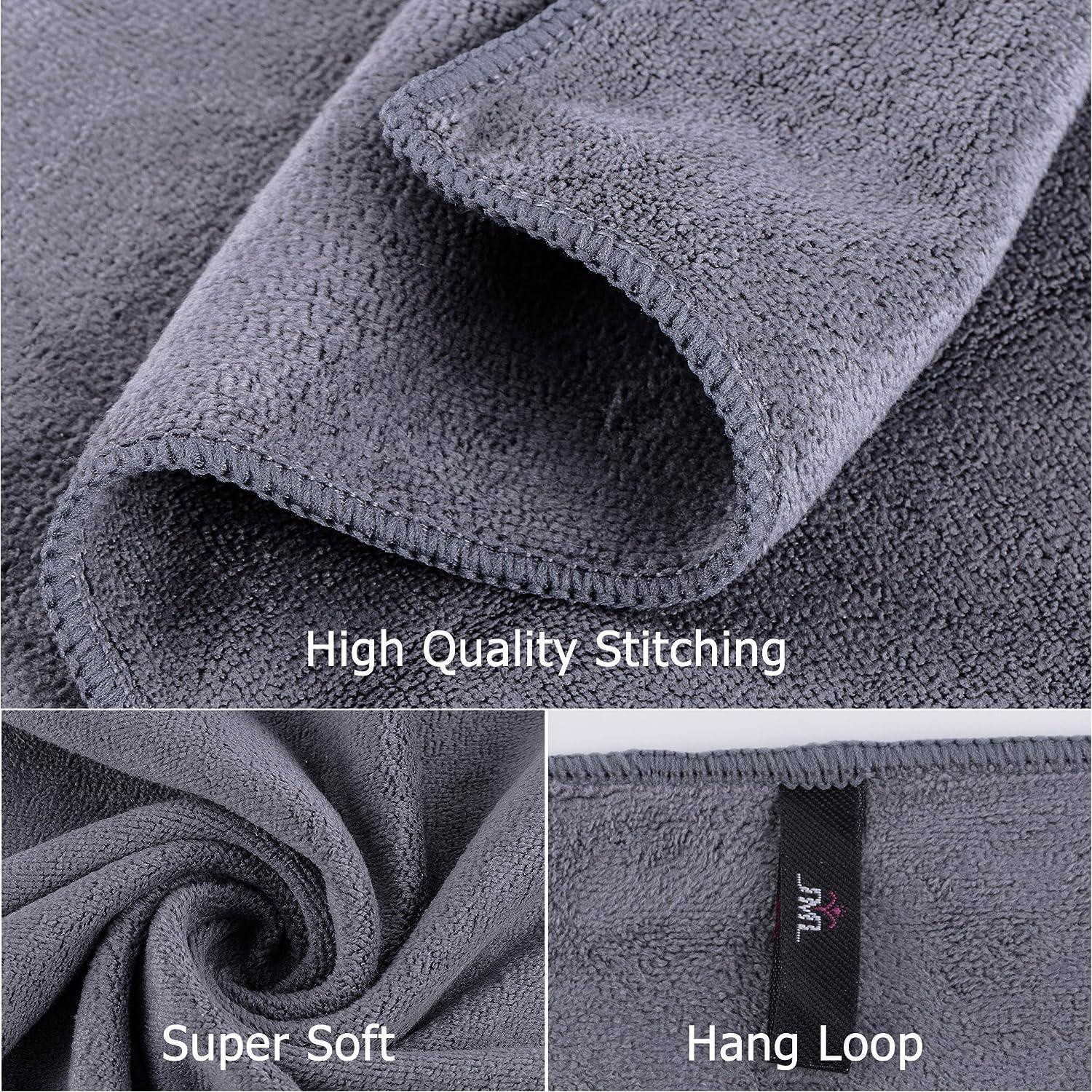 Bath Towel Set(6 Pack,27 x 55) Absorbent,Fast Drying Towels for