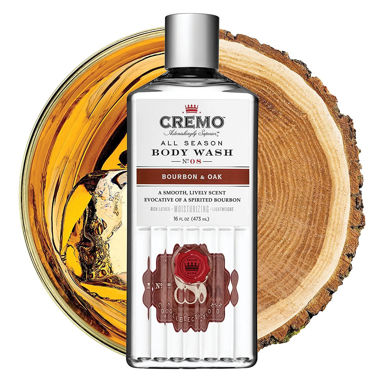 Cremo Body Wash, All Season, Bourbon & Oak, No. 08 - 16 fl oz