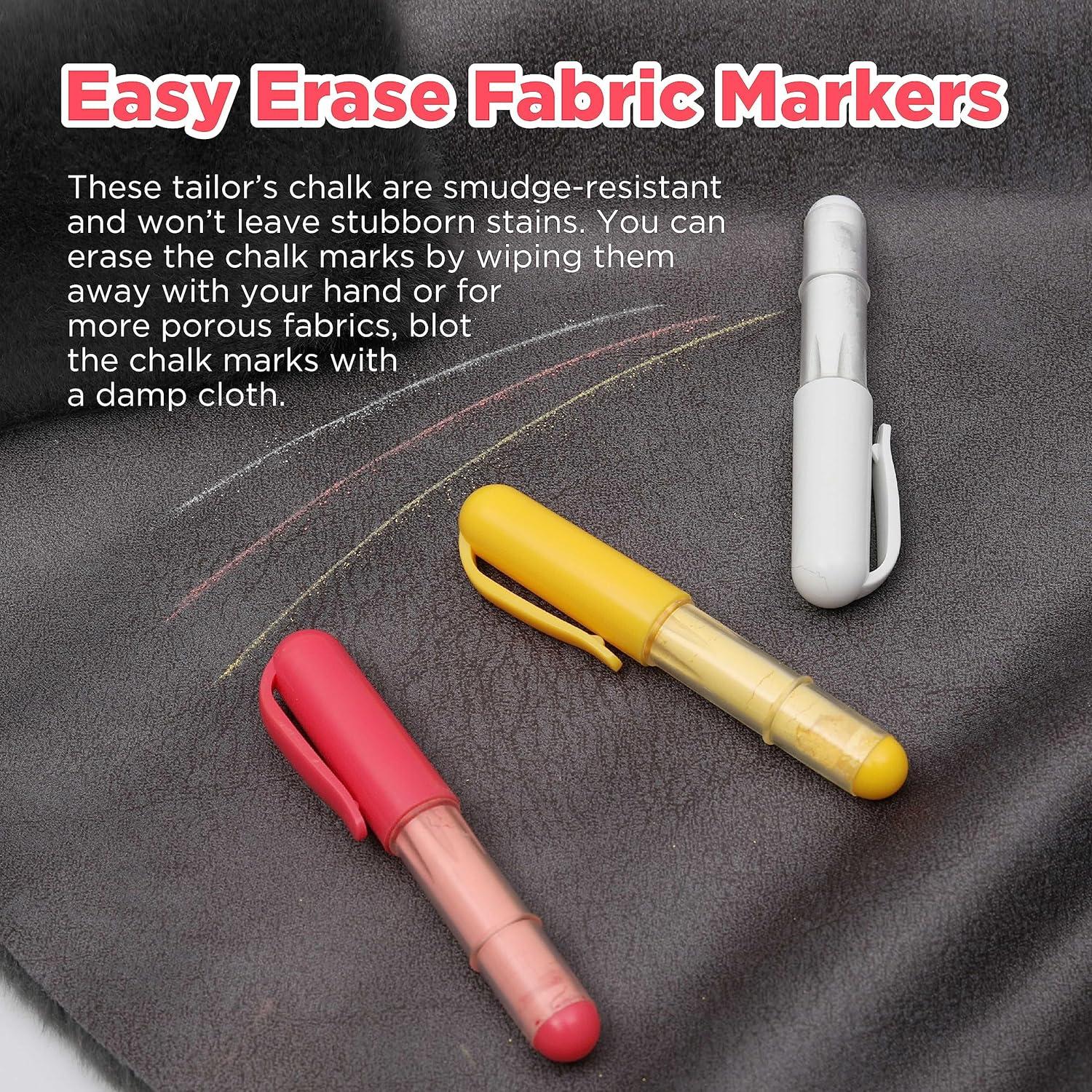  Washable Fabric Markers for Sewing – Yellow Sewing