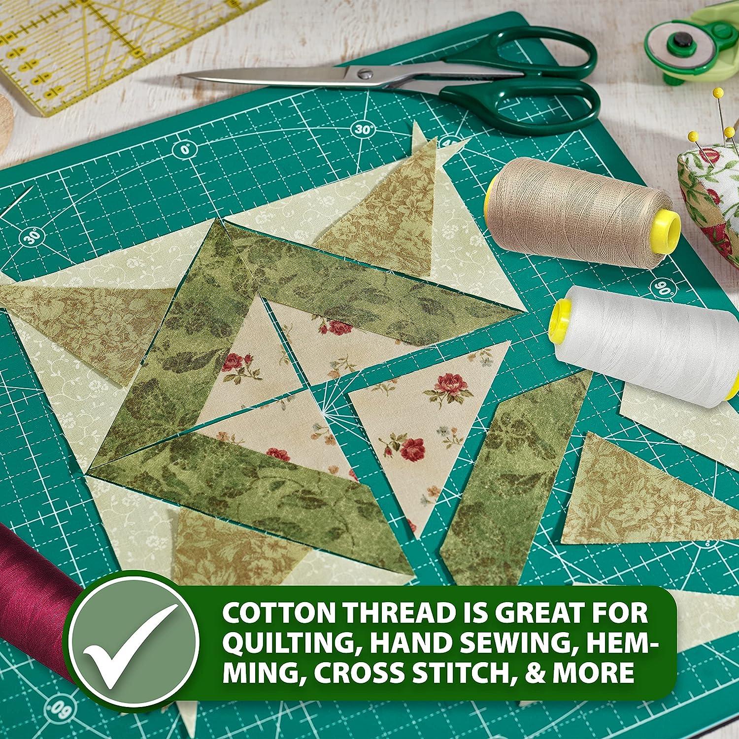  Mandala Crafts Mercerized Cotton Thread for Sewing