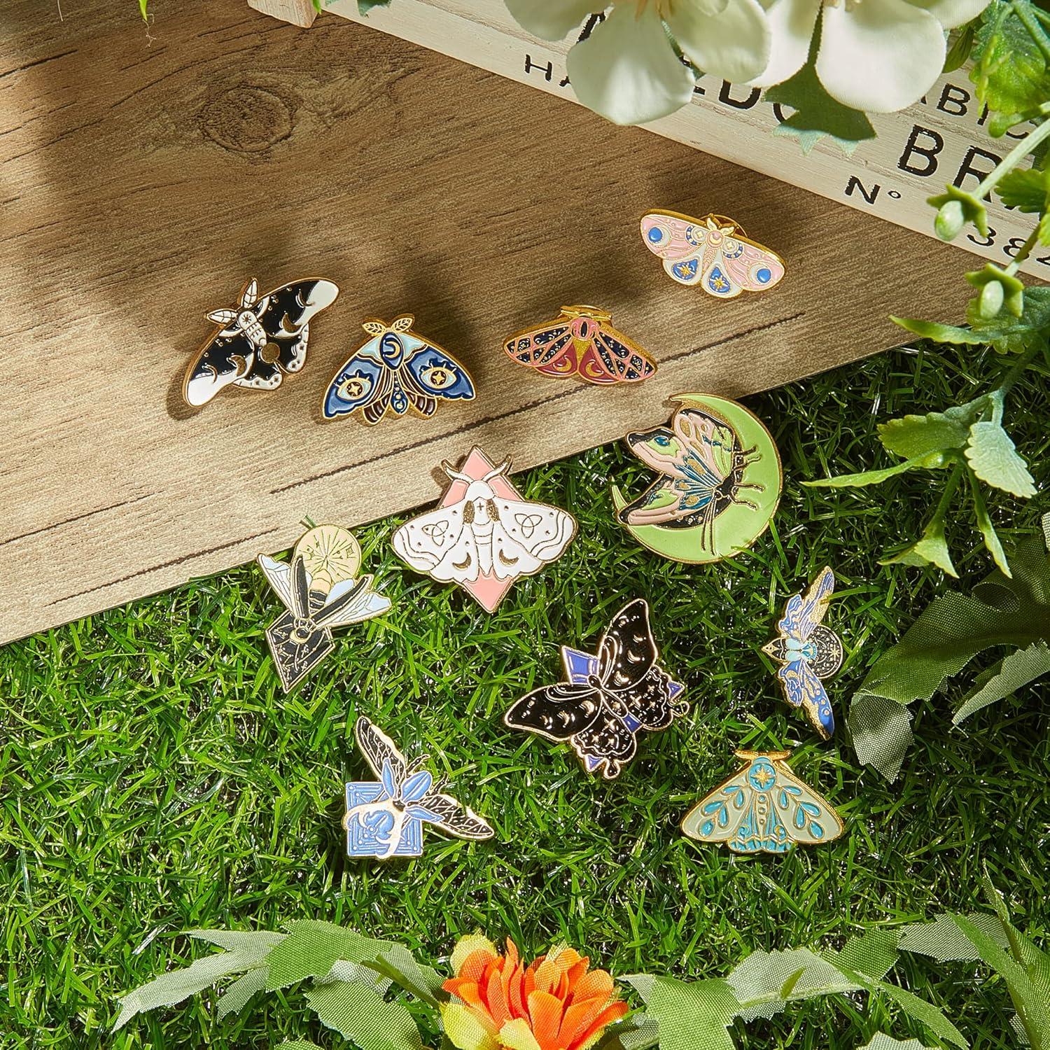 Enamel Lapel Pin Butterfly Women Brooches Pins Badges for Backpack Hats  Clothes