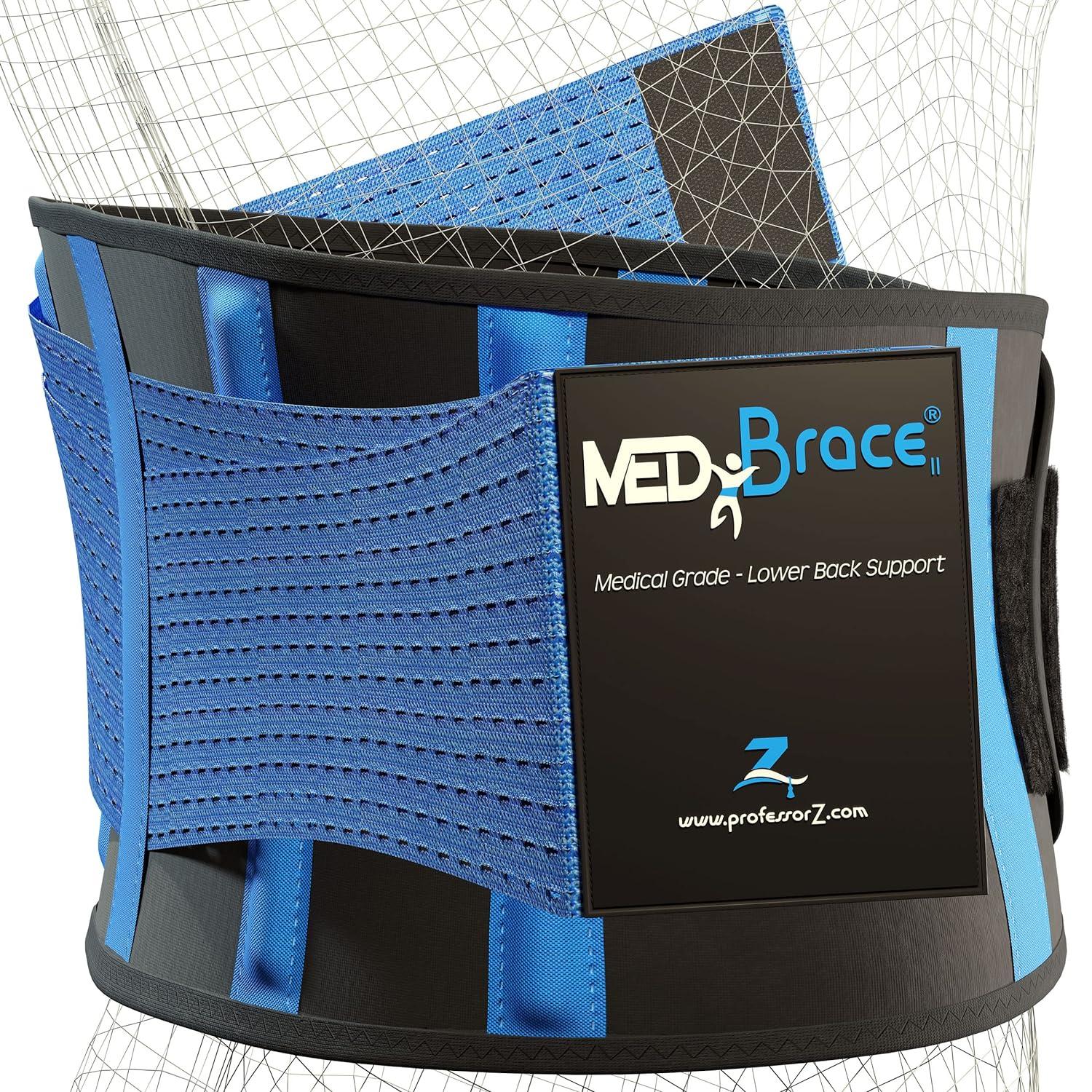 MEDiBrace Back Support Belt Back Brace for Lower Lumbar Pain