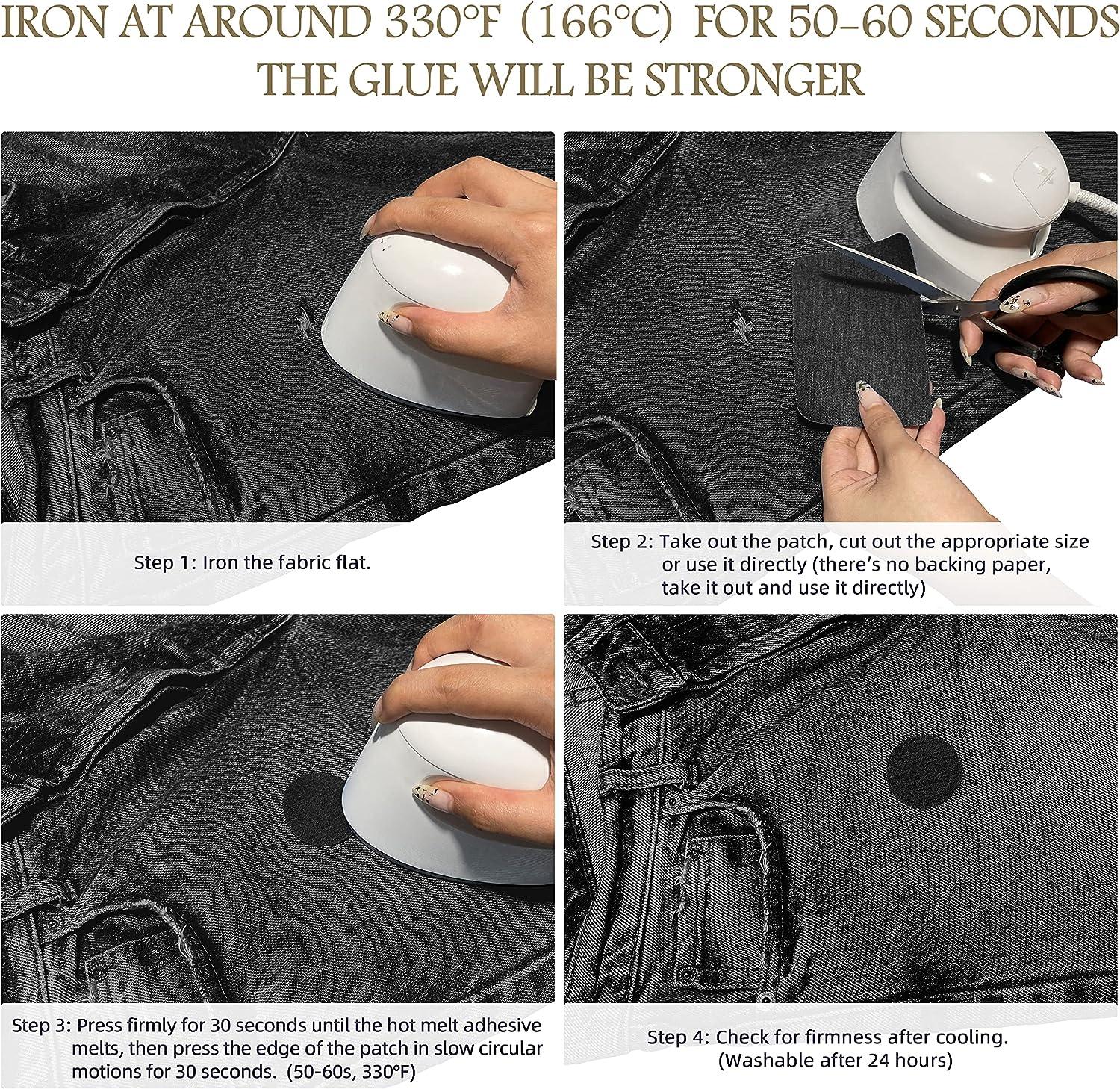 SAVE money) iron on patches are EASY to fix your pants 