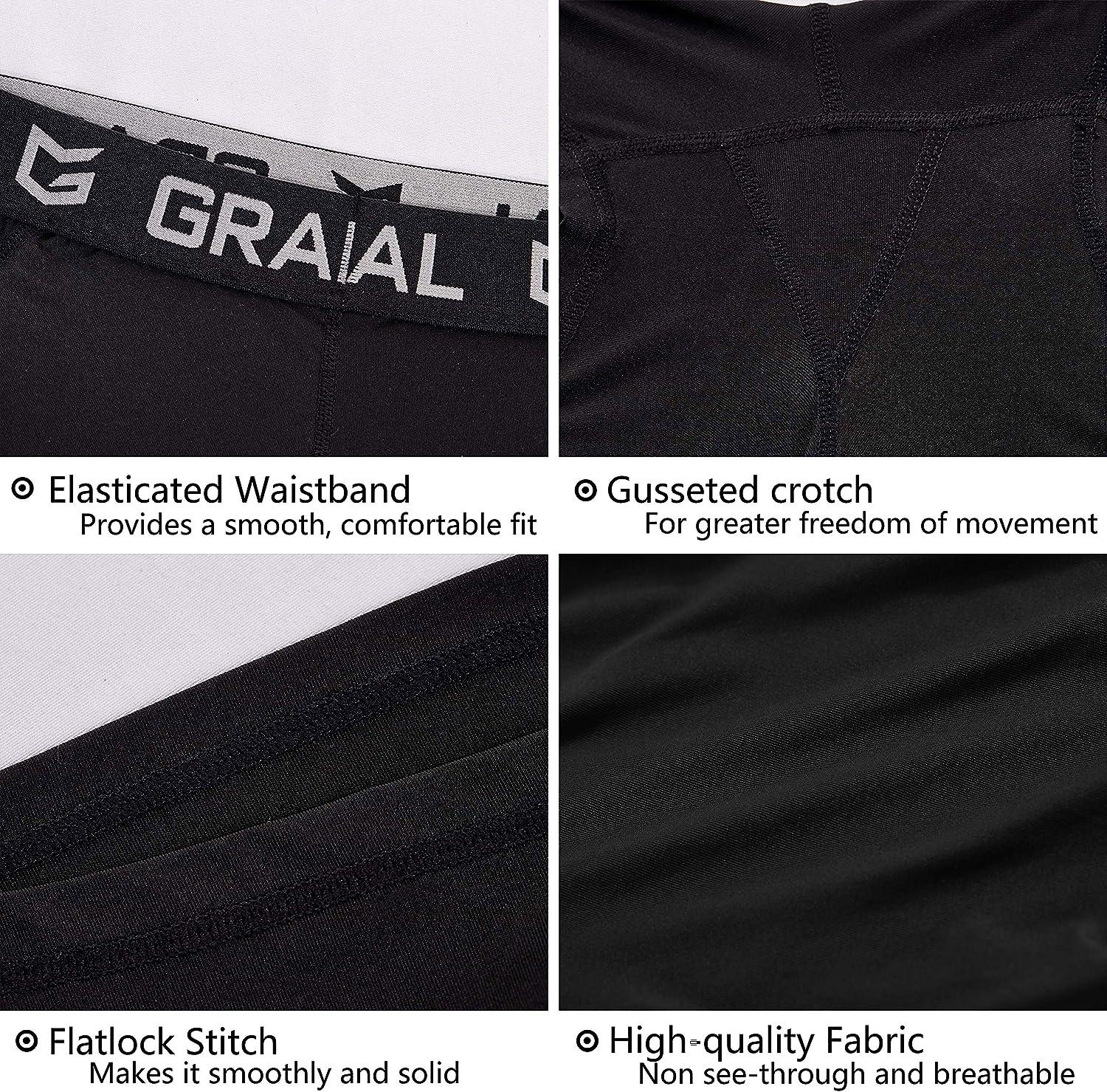 G Gradual Women's Spandex Compression Volleyball Shorts 3 /7 Workout Pro  Shorts for Women 3 Pack:black/Black/Black Small