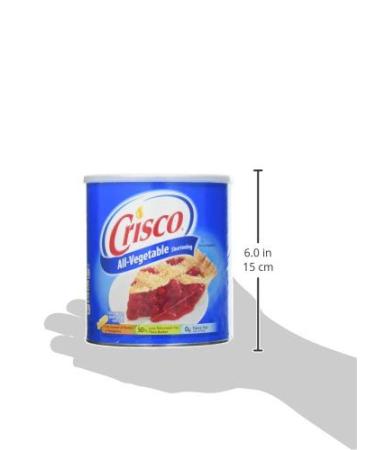 Crisco All Vegetable Shortening, 48 Ounce (Pack of 4)