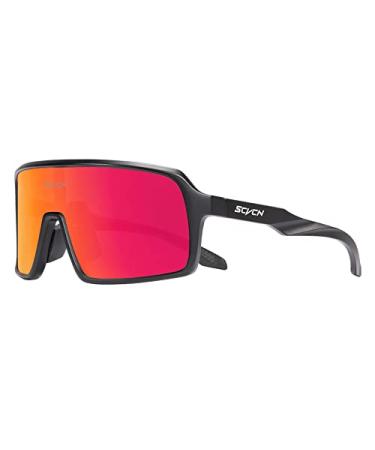 SCVCN Photochromic Cycling Glasses Clear MTB Riding Glasses Motorcycle TR90  Men Women Mountain Bike Sunglasses Biking Goggles C35-dark Gray