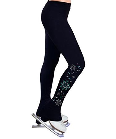 Figure Skating Spiral Polartec Polar Fleece Pants 