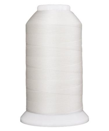 Superior Threads - Smooth Polyester Sewing Thread for Serger, Bobbin Thread, and Quilting, So Fine #401 Snow, 3,280 Yd. Cone 3280 yd Snow
