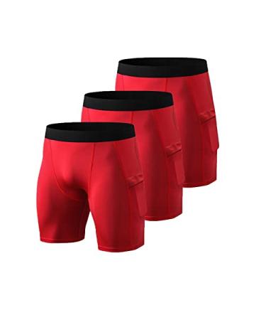 ABTIOYLLZ Men's Compression Pants Athletic Leggings Pockets/Non