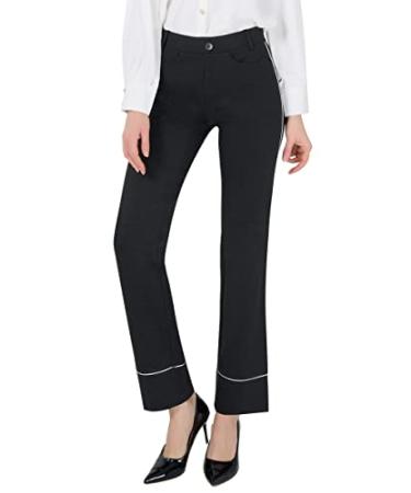 Brilliant White Women's Stretch Business Casual High Waisted Work