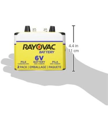 Rayovac Heavy-Duty 6V Lantern Battery, 2 Count