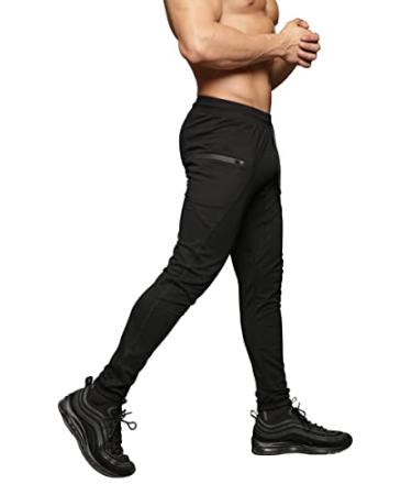 MAIKANONG Mens Slim Joggers Tapered Sweatpants Gym Workout Pants for  Running Athletic Casual, Black, Small : : Clothing, Shoes &  Accessories