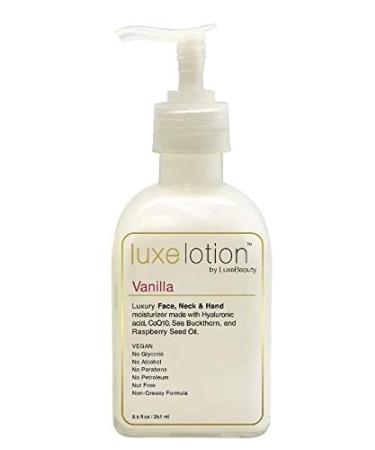 Luxe Lotion, Luxury Face, Neck & Hand Moisturizer, Unscented, 8.5