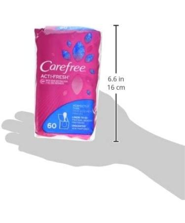 Carefree Acti-Fresh Body Shape Regular to Go Panty Liners 20-Count :  : Health & Personal Care