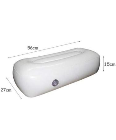 Shuohu air Cushion Inflatable Boat Camping seat Thick Big Valve Fishing Boat  Outdoor Camping Rest deflatable Foldable White