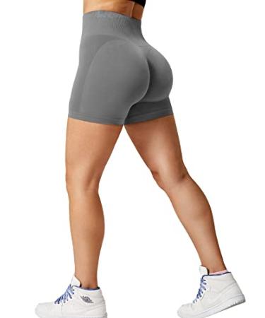 QOQ Womens High Waisted Seamless Workout Leggings Butt Lifting Gym Yoga  Pants Booty Scrunch Vital Tummy Control Ruched Tights #0 Tie Dye Scrunch  Red Medium