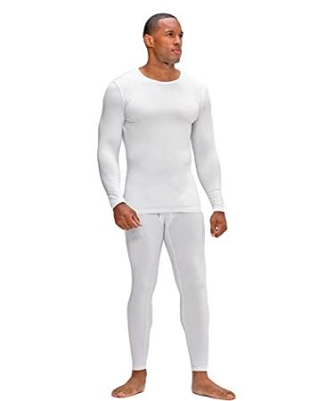 DEVOPS Men's Thermal Underwear Long Johns Set with Fleece Lined