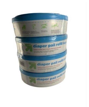 UP&UP Diaper Pail Refill Bags 4 pack 1,088 ct