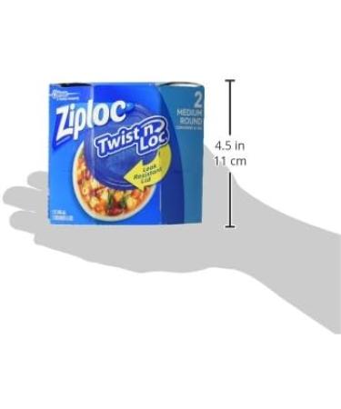 Ziploc Twist 'n Loc Containers for Food, Travel, and Organization