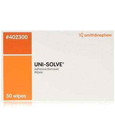 Uni Solve 402300 Adhesive Remover Wipe, Pack of 50