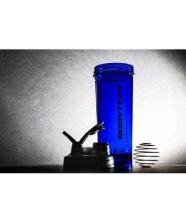 BodyTech Pro32 Shaker Bottle with Wire Whisk BlenderBall - Blue (32 fl oz.)