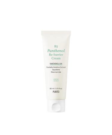 PURITO B5 Panthenol Re-barrier Cream 80ml / 2.70fl. oz. Vegan & Cruelty-free  rich moisturizing cream  moisturizing