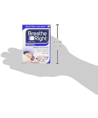 Breathe Right Nasal Strips Original Tan Small/Medium 30 ea