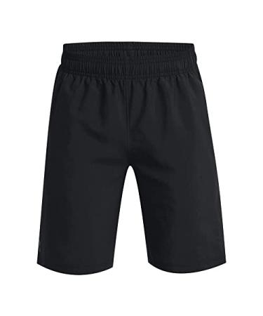 Under Armour Boys' Challenger Knit Shorts Black (001)/White Large