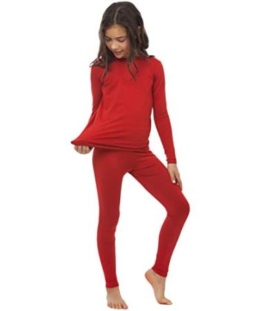Boys Thermal Long Underwear Set for Kids Fleece Lined Long Johns for  Pajamas or Base Layer Leggings & Shirt