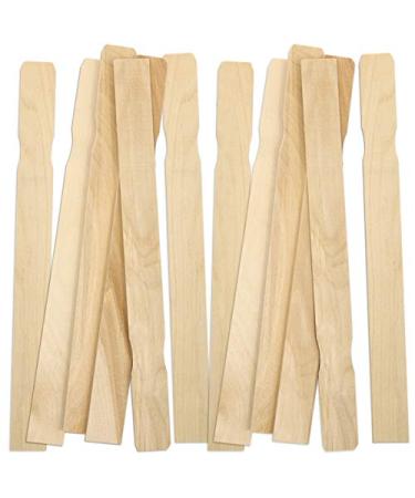 100 Sticks, Jumbo Wood Craft Popsicle Sticks 6 Inch (Black)